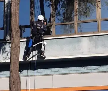 Limpieza de Vidrios Altura Vertical